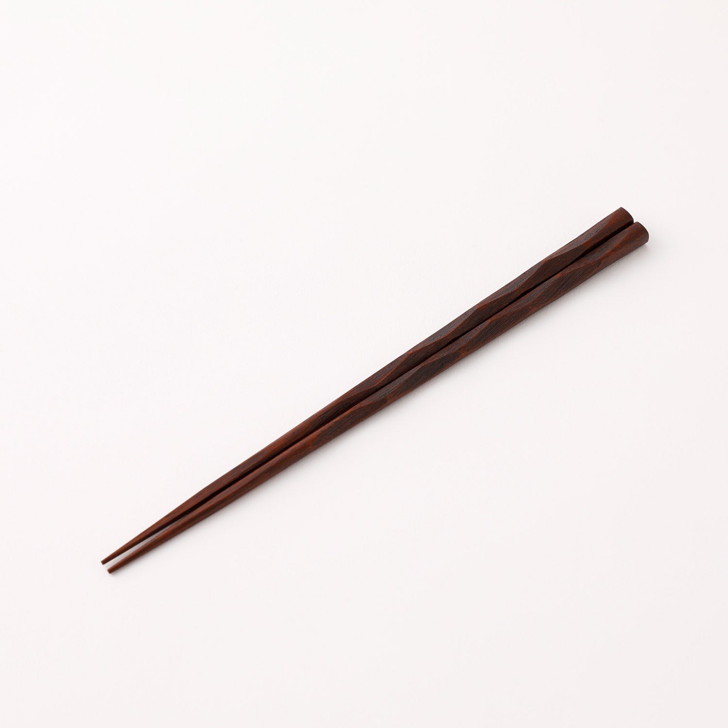 若狭食卓箸・亀甲玉虫 23cm 茶
